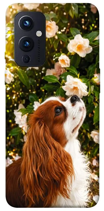 TPU чохол Demsky Flower spaniel для OnePlus 9