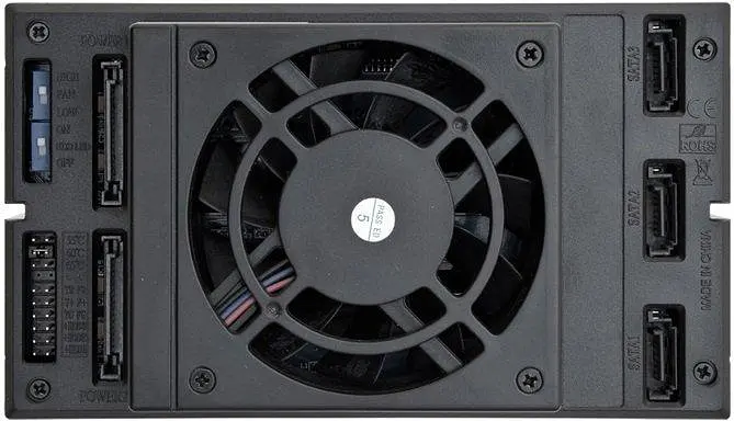 Зовнішня кишеня Chieftec CBP-2131SAS 2x5.25" - 3x3.5" HDDs Hot-Swap Aluminium (CBP-2131SAS) - фото 3