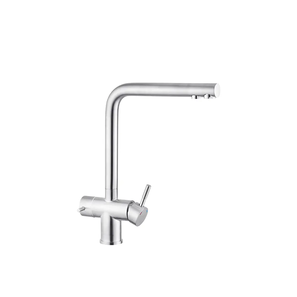 Смеситель для кухни с подключением к фильтру Kroner KRP Edelstahl Klassisch - ESG03811 CV027932 Нержавеющая сталь - фото 4