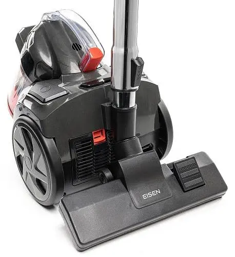 Пилосос Eisen EVC-391O ECO DESIGN, Black/Orange, 900W, контейнер, об'єм пилозбірника 2л, універсальна щітка підлога/килим; 2в1 для м'яких меблів і щілинна, 2xHEPA-фільтри, регулювання потужності на корпусі, технологія Multi-Cyclone - фото 3