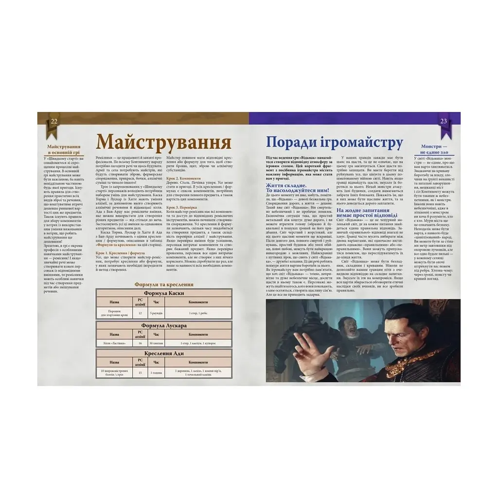 Настільна гра Geekach Games Відьмак. Настільна рольова гра - Швидкий старт (The Witcher TRPG - Easy Mode) (укр.) (GKRP0017) - фото 4
