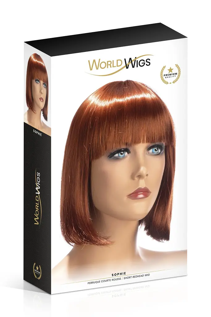 World Wigs Sophie Short Redhead - Перука (руда) - фото 3