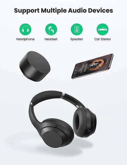 Перехідник UGREEN AV154 кутовий Type-C - 3.5 mm адаптер для навушників (80384) - фото 3