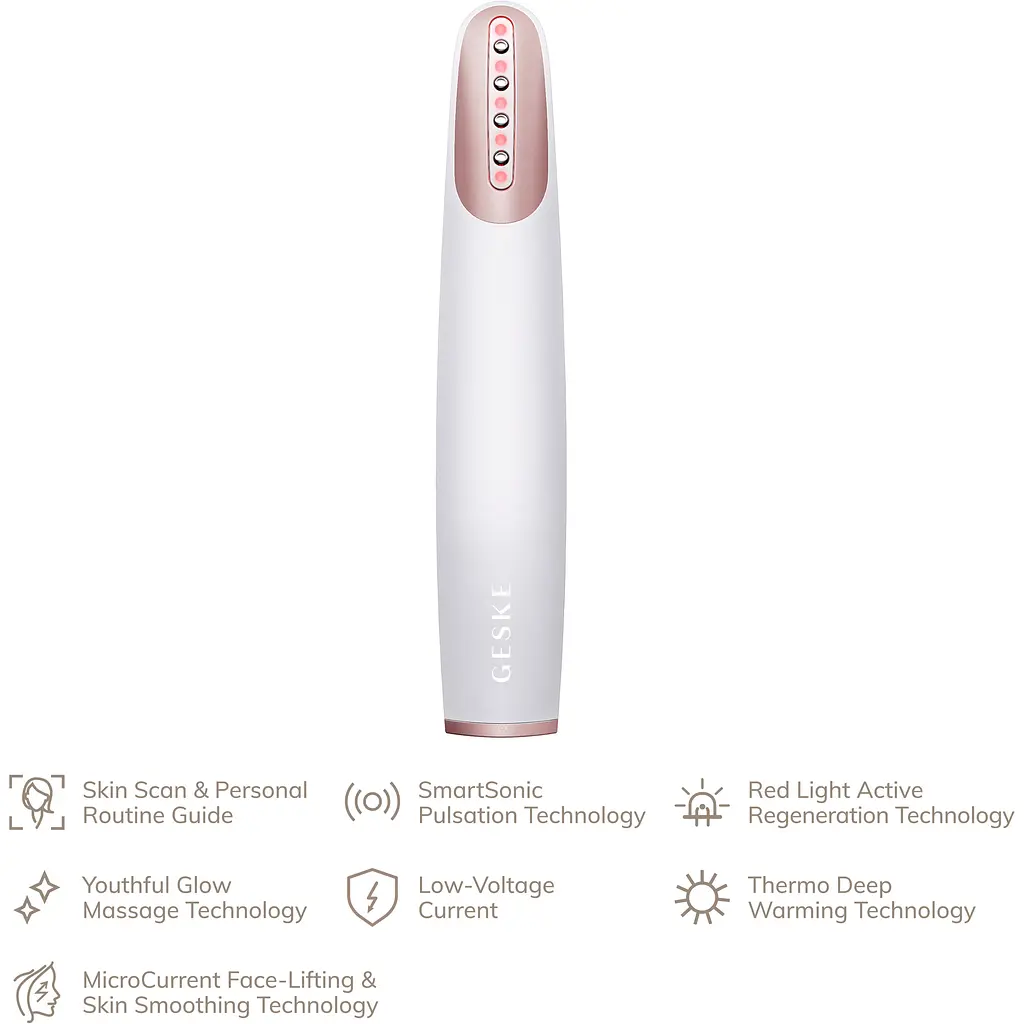 Масажер для обличчя GESKE Skin Firming Wand 7в1 Starlight (HB0434) [176856] - фото 4