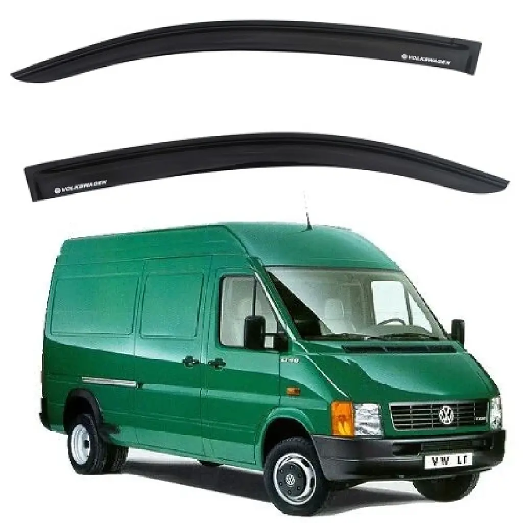 Дефлектори вікон вітровики Volkswagen LT35 1995-2006 по дверях Скотч 3M Voron Glass