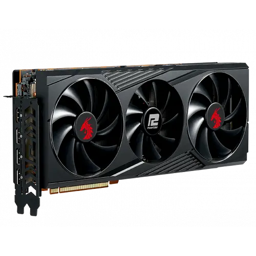 Відеокарта AMD Radeon RX 6800 XT 16GB PowerColor Red Dragon (AXRX 6800XT 16GBD6-3DHR/OC) Б/В - фото 3