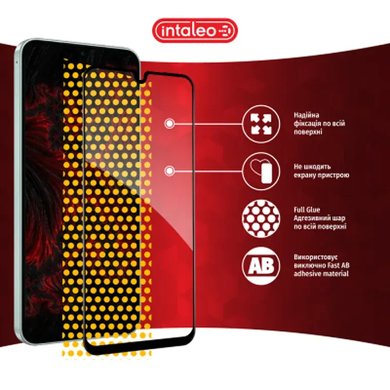Скло захисне Intaleo Full Glue Samsung A26 Black (1283126608063) - фото 7