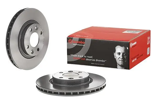 Диск гальмівний вентильований Smart, Renault Logan I-II, Twingo III 07-25р Brembo (09.C285.11) - фото 2