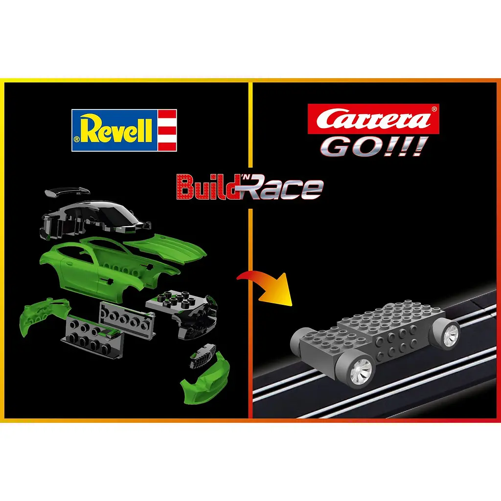 Сборная модель Revell Mercedes-AMG GT R Green Car уровень 1 масштаб 1:43, 10 деталей (RVL-23153) - фото 7