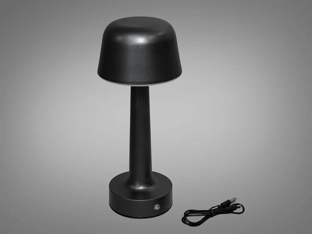 Світлодіодний настільний сенсорний світильник, 5 Вт, сірий - фото 3