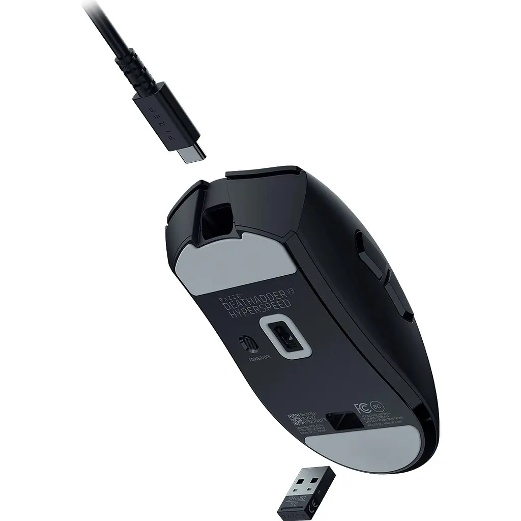 Миша Razer DeathAdder V3 Hyperspeed Black (RZ01-05140100-R3G1) [111510] - фото 7