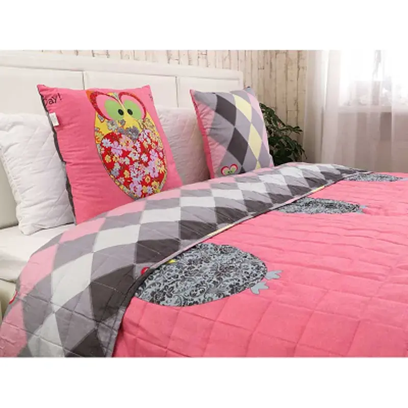 Подушка Руно декоративна "Owl Red" 50х50 см (306_Owl Red) - фото 3