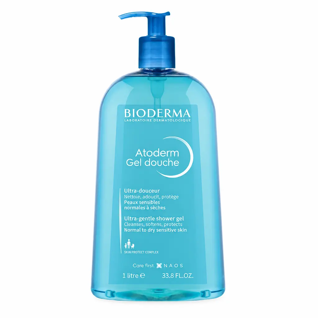 Гель для душу BIODERMA Atoderm Ultra Gentle зволожувальний для сухої та чутливої шкіри з дозатором 1 л