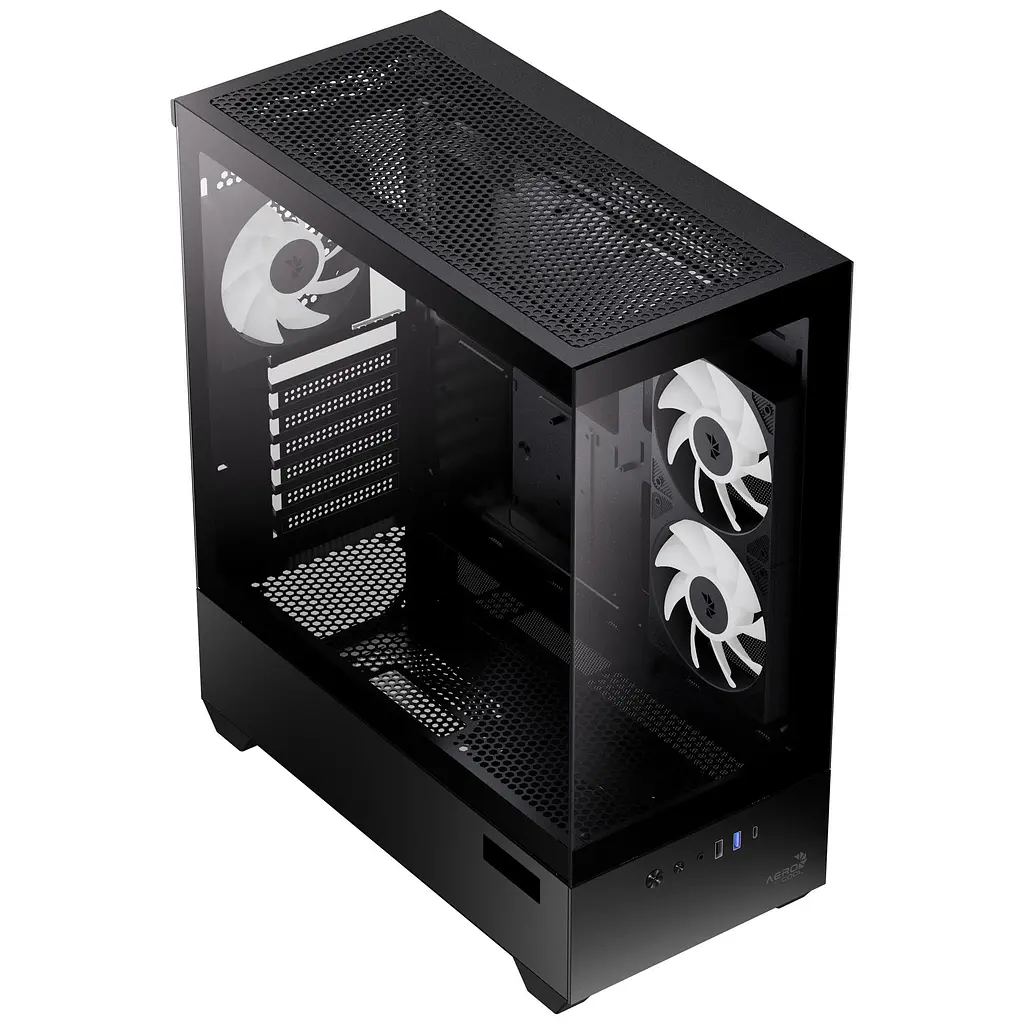 Корпус AeroCool P500D Digi-G-BK-v1 Black (ACCM-PN07033.11) - фото 2
