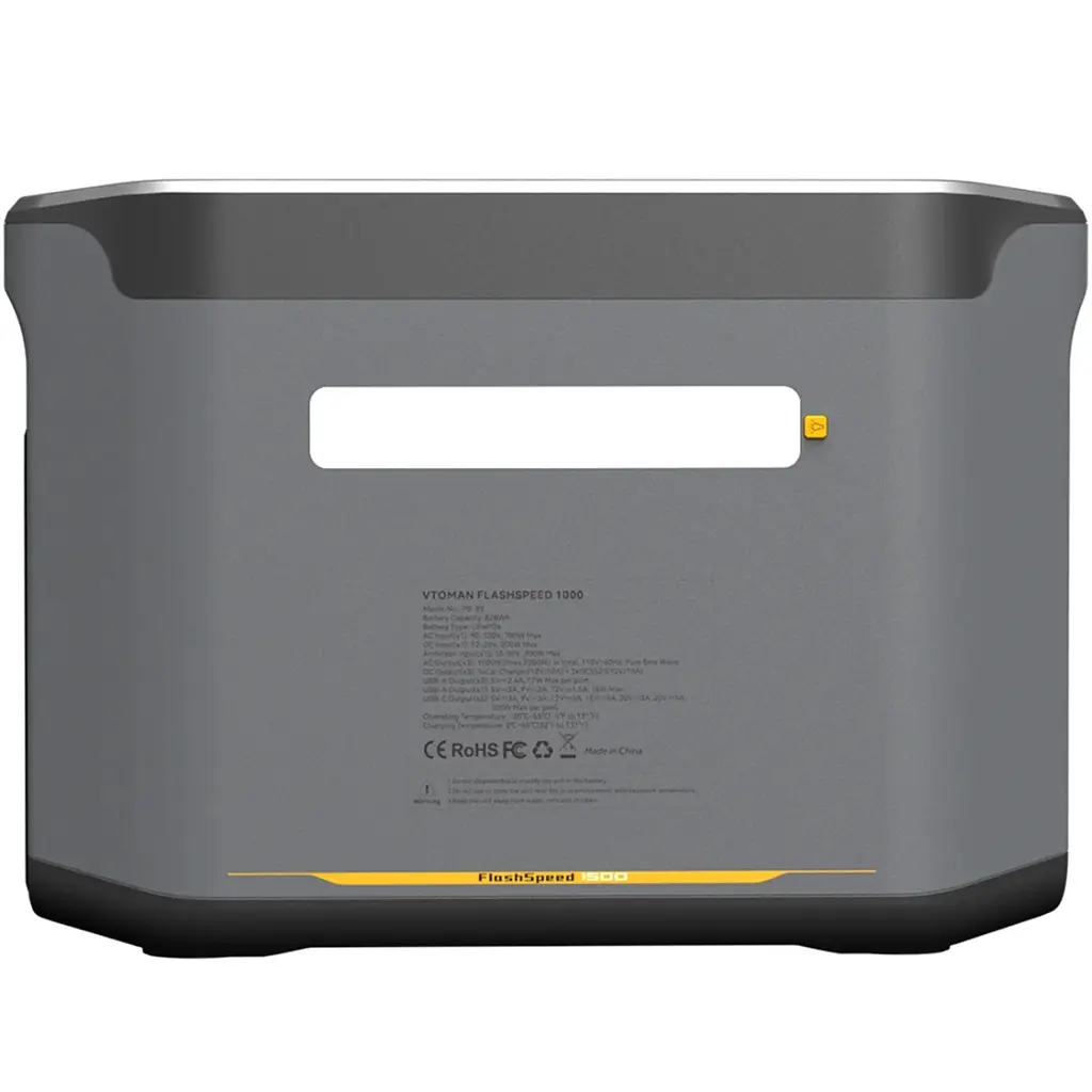 Зарядна станція Vtoman FlashSpeed 1000 PB-85 (828 Вт/г) 1000W AC,MPPT,UPS,LiFePo4 - фото 3