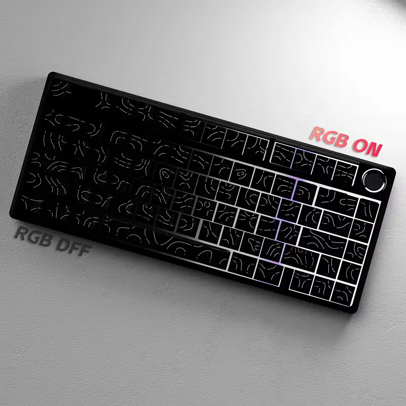 Набір кейкапів PBT Black Lines / 97 шт / OEM-профіль / Black - фото 5