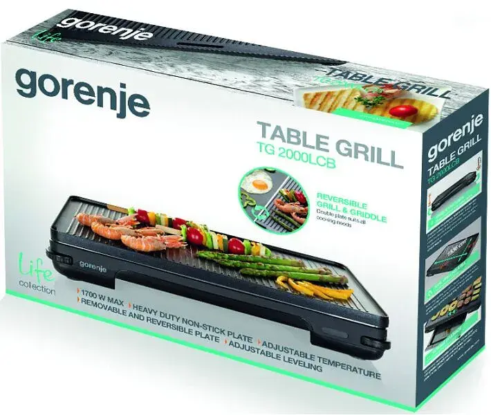 Электрогриль Gorenje TG2000LCB [66427] - фото 5