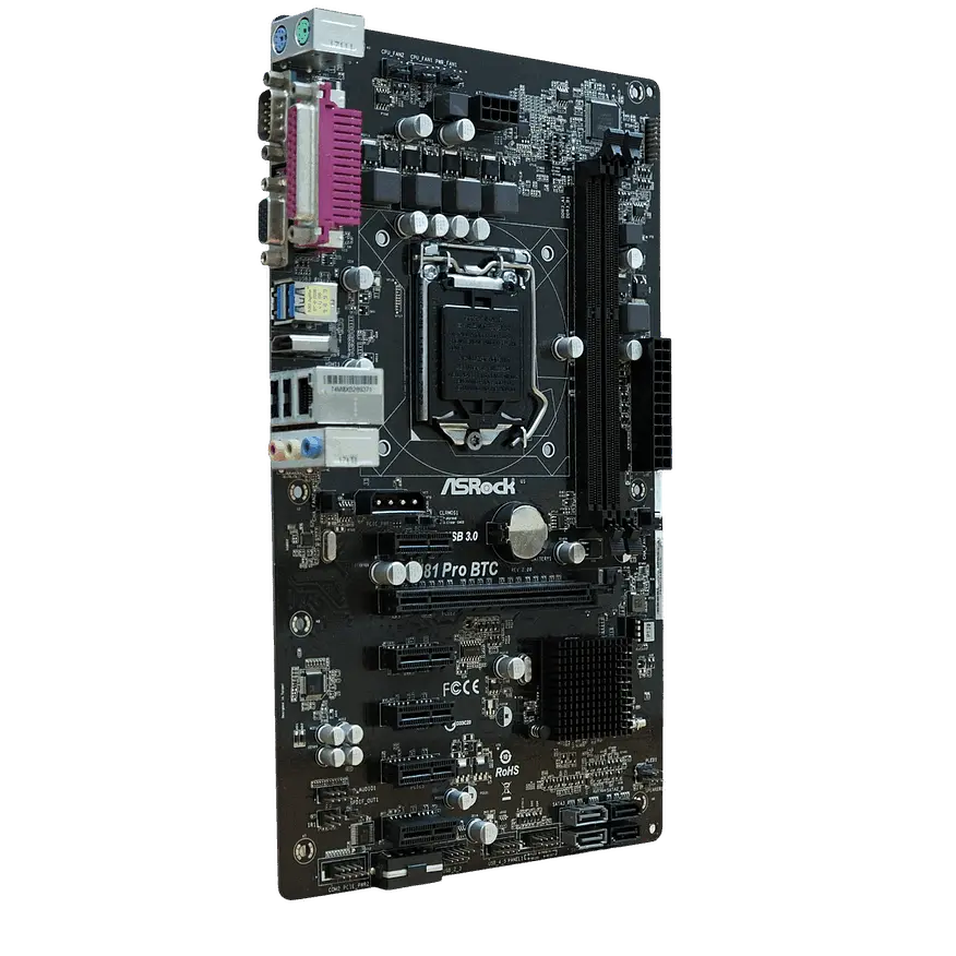 Материнська плата ASRock H81 Pro BTC LGA 1150 (H81 Pro BTC) Б/В - фото 2