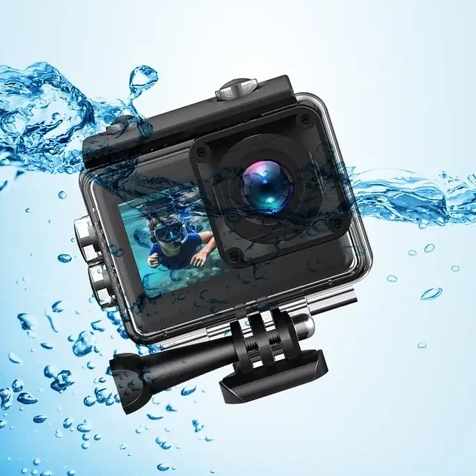 Екшн камера V8 Full HD 4K Wi-Fi з пультом дистанційного керування і водонепроникним боксом - фото 1