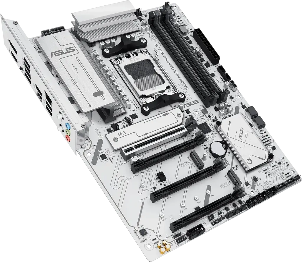 Материнская плата Asus B650E Max Gaming Wi-Fi White Socket AM5 (B650E MAX GAMING WIFI W) Б/У - фото 2