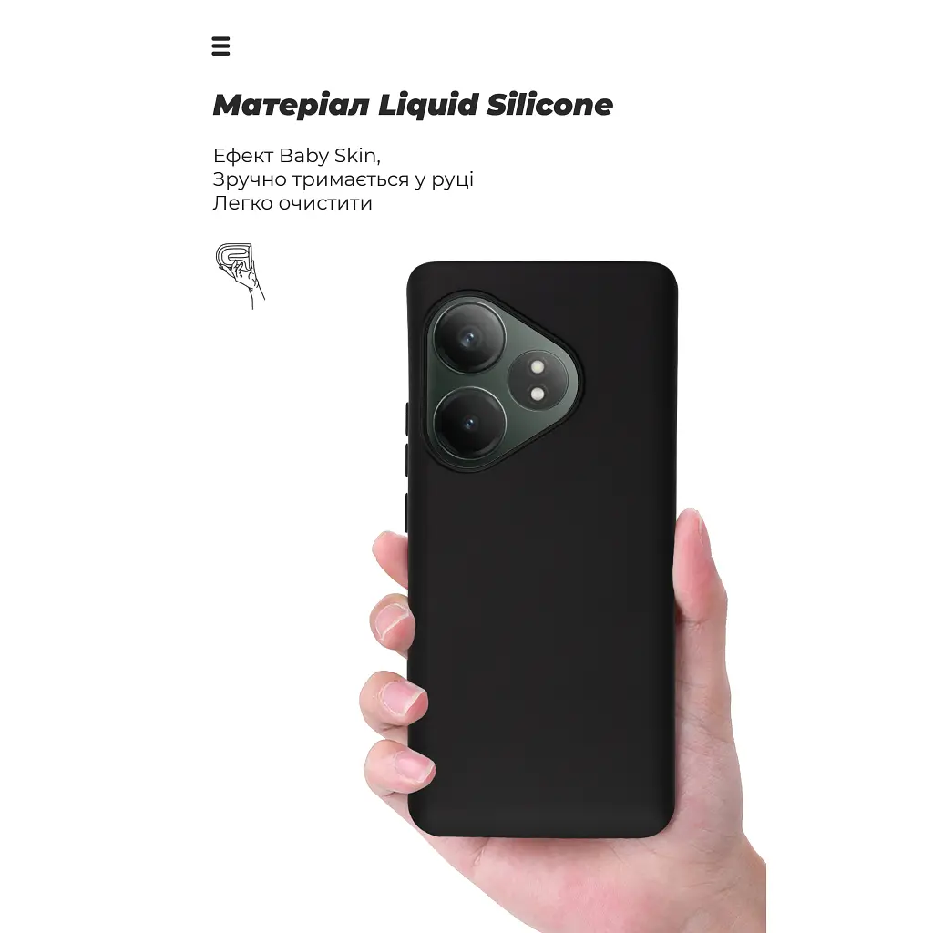 Чохол до мобільного телефона Armorstandart ICON Realme GT 6 / GT 6T / GT Neo 6 / GT Neo 6 SE Black (ARM77863) - фото 7