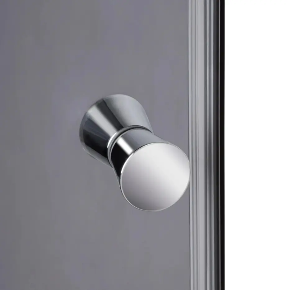 Душовий бокс Lidz Kubis SB90x90.SAT.LOW.GR, низький, скло тоноване 4 мм + стінки (LKSB9090SATLOWGR) - фото 4