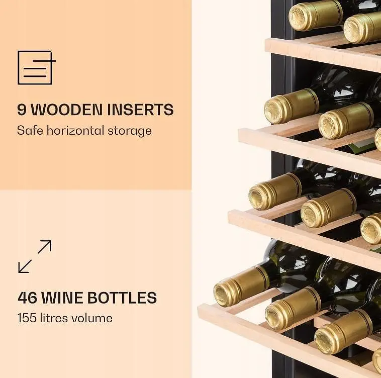 Винний холодильник Klarstein Vinamour 46 Uno (10040059) - фото 3