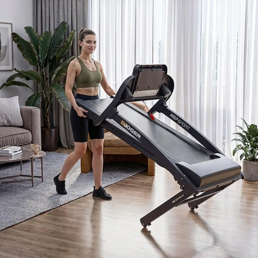 Беговая дорожка Hop-Sport HS-2000LB Joger - фото 5