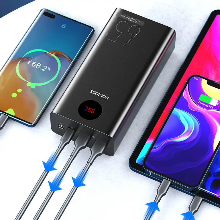 Аккумулятор внешний портативный Romoss 40000mAh PEA40 Pro PD 65W (PEA40-282-2183H) - фото 8