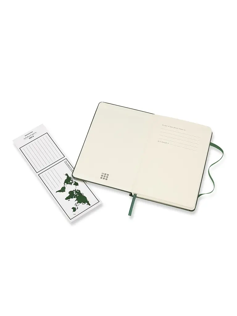 Записник Moleskine Classic кишеньковий, Нелінований Миртовий Зелений (QP012K15) - фото 3