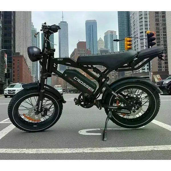 Электровелосипед Crosser 777 фетбайк 500W 48V 15Ah - фото 7