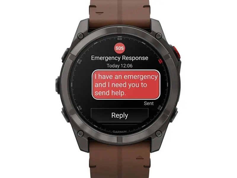 Смарт-годинник Garmin Fenix 8 Pro 51 mm AMOLED Carbon Gray DLC Titanium with Chestnut Leather Band (010-03199-40) - фото 3
