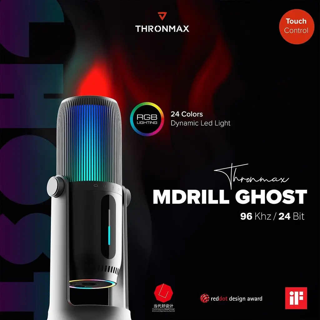 Мікрофон Thronmax MDRILL GHOST M2RGB Black (M2RGBTHRONMAX) [146649] - фото 8