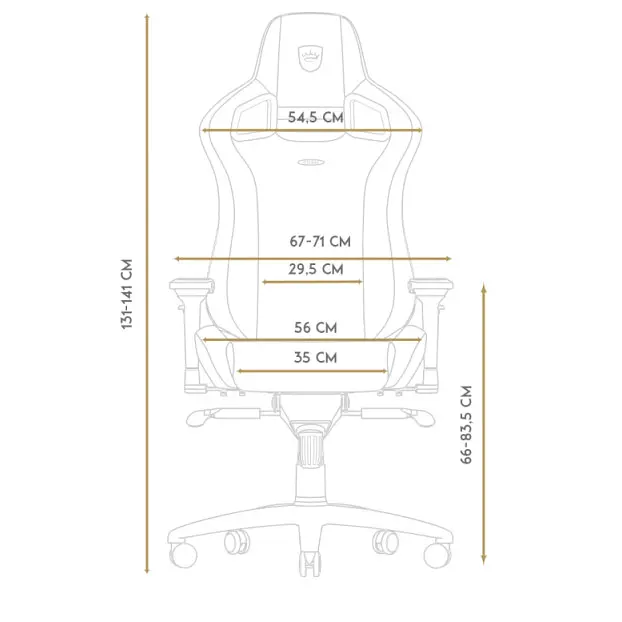Компютерне крісло для геймера Noblechairs Epic PU leather black (NBL-PU-BLA-002) - фото 6