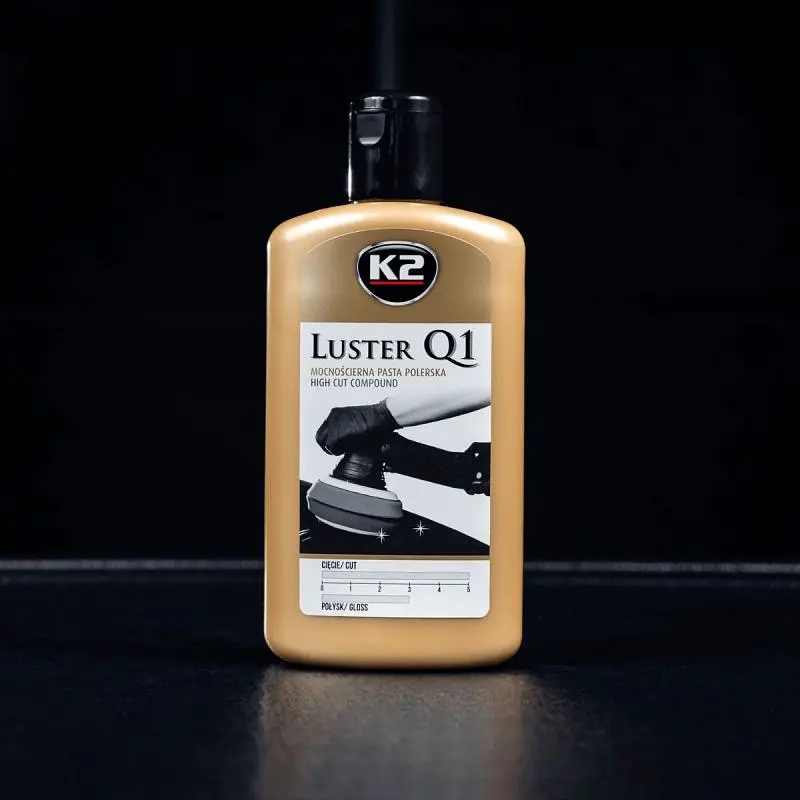 Поліроль кузова паста для полірування K2 Luster Q1 High Cut L1200N 250g Біла - фото 2