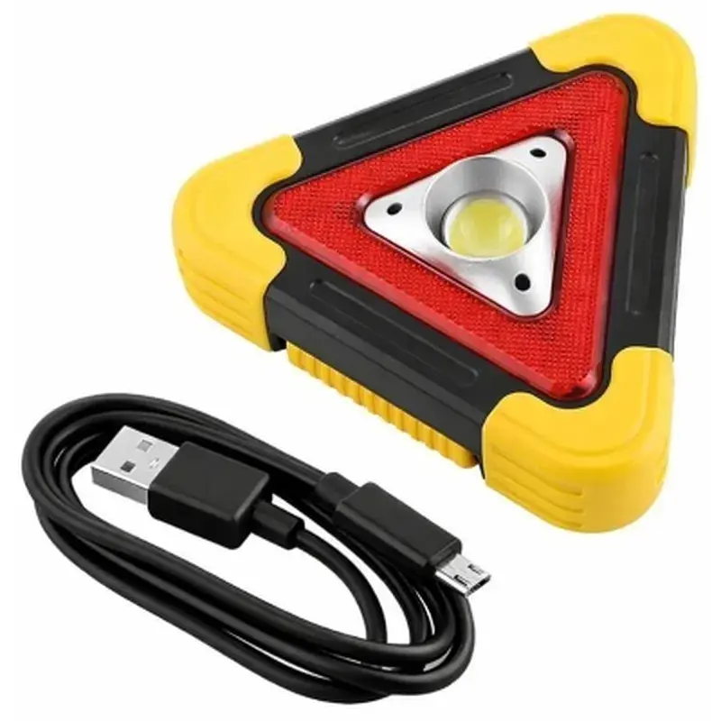 Прожектор Poputchik Аварійний LED із сонячною панеллю, USB зарядкою та Power Bank 1200 mAh (HB-6609-IS) - фото 2