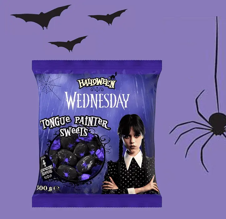 Льодяники Halloween Wednesday Tongue Painter Sweets 300г - фото 4