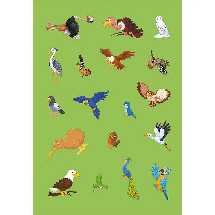Набір наліпок Кристал Бук Перші розвивальні наліпки Птахи, 35 шт. - фото 3