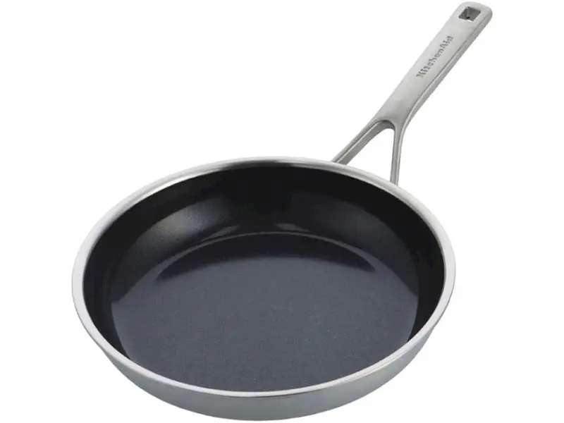 Сковорода KitchenAid Multi-Ply Stainless Steel 20см (CC004948-001) - фото 2