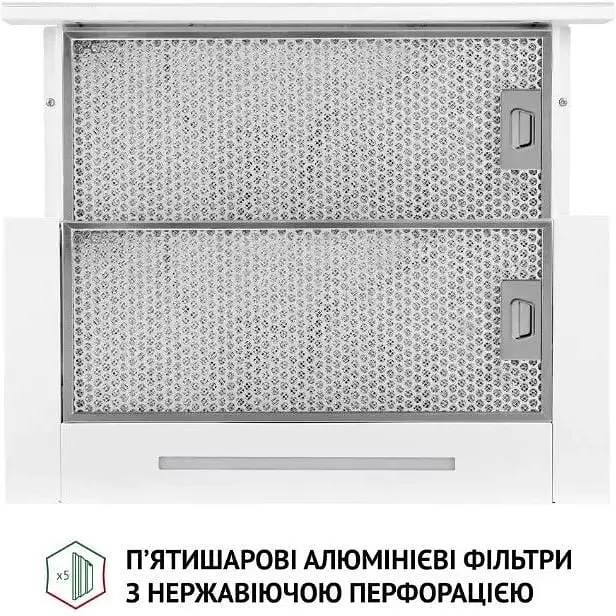 Вытяжка телескопическая Perfelli TLS 6763 WH 1100 LED Sensor - фото 6