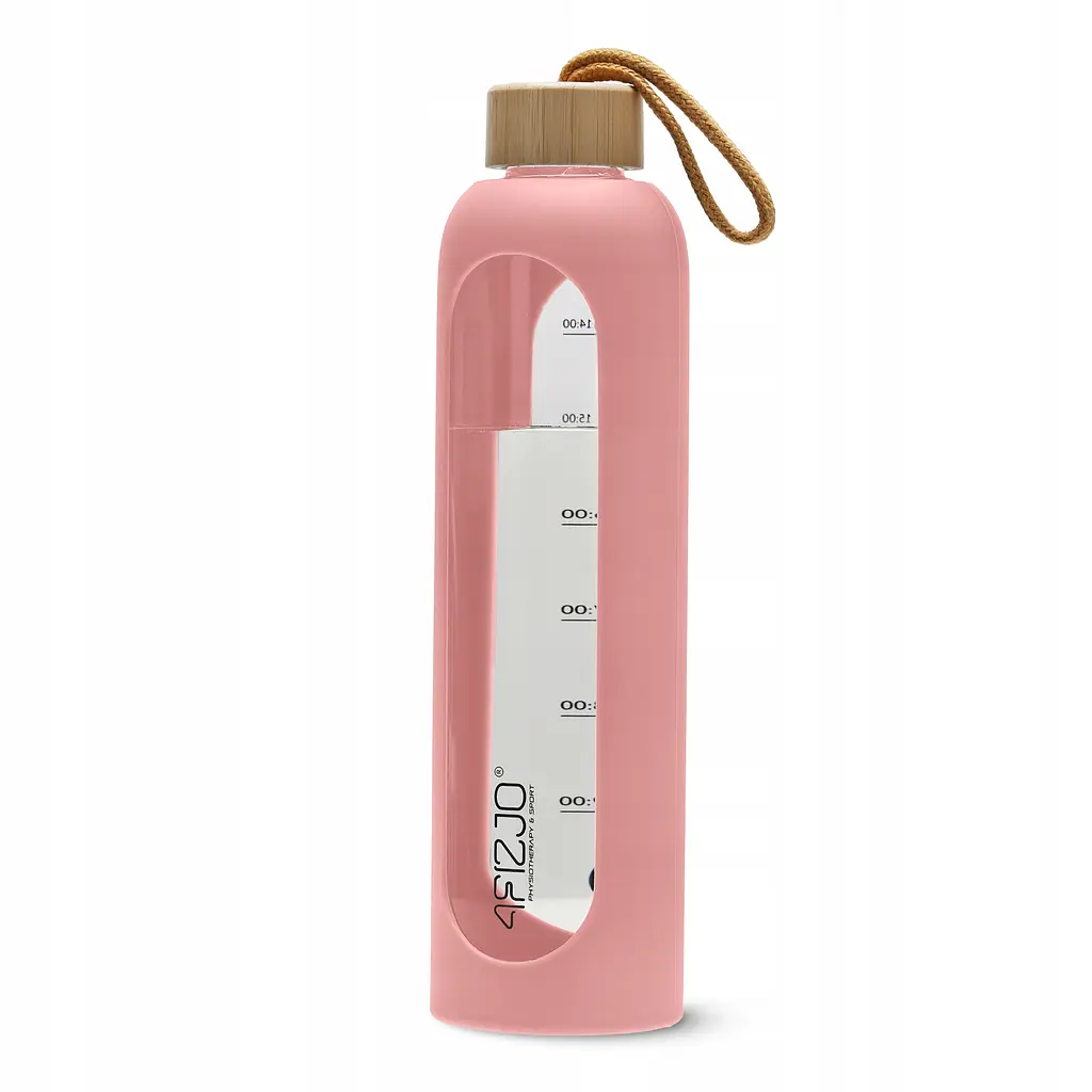 Пляшка для води 4FIZJO спортивна 1000 мл скляна Pink (P-5905973403887) - фото 4