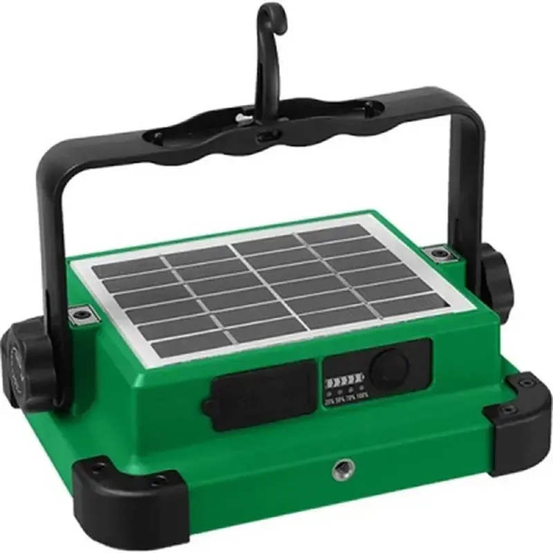 Ліхтар-прожектор NEWVEW NV-S1 200W із сонячною панеллю, 3600mAh, Green (NWVW-NV-S1-GN) - фото 3