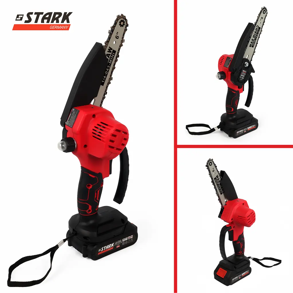 Міні-пила акумуляторна ланцюгова STARK BCS-21015 (310900011) - фото 4