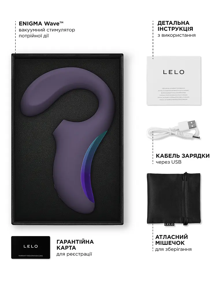 Стимулятор Lelo Enigma Wave Вакуумний клітора - фото 8
