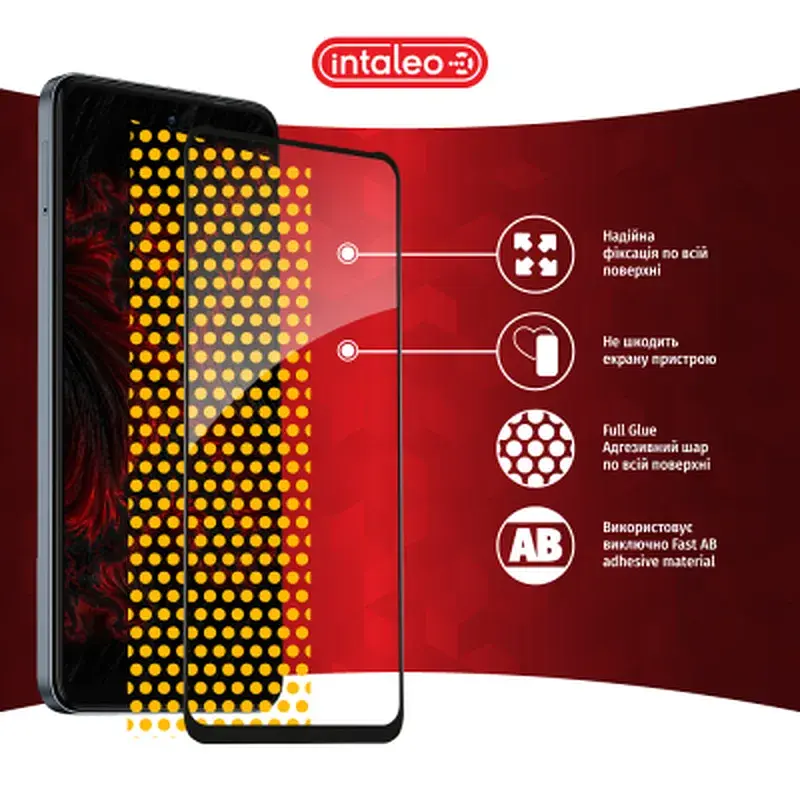 Скло захисне Intaleo Full Glue Tecno Spark 20C Black (1283126589065) - фото 7