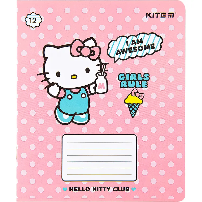 Набір зошитів Kite Hello Kitty А5 в лінійку 12 аркушів 25 шт. (HK22-234) - фото 3