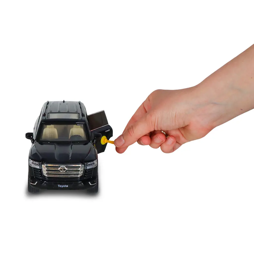 Автомодель TechnoDrive Toyota Land Cruiser 1:24 чорна (KM08222) - фото 10