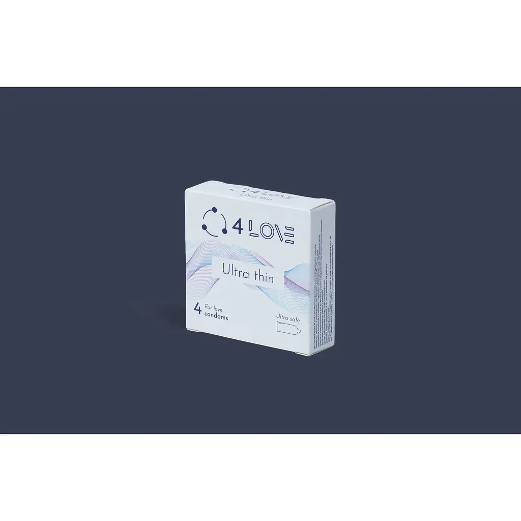 Презервативи 4Love Ultra thin ультра тонкі 4 шт. - фото 9