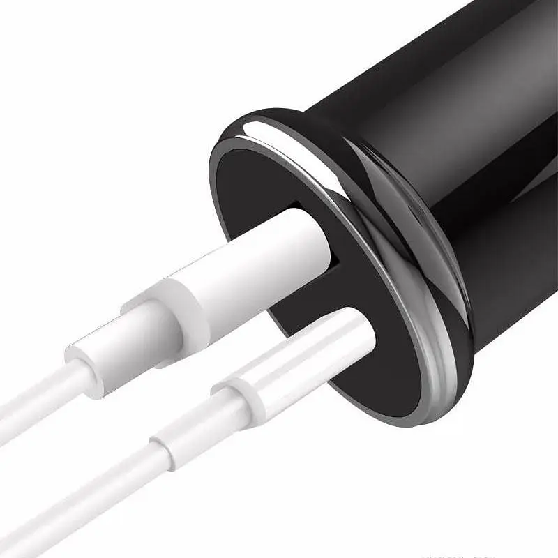 Автомобильное зарядное устройство XO CC25 1 USB QC 3.0 Type-C PD Black - фото 2