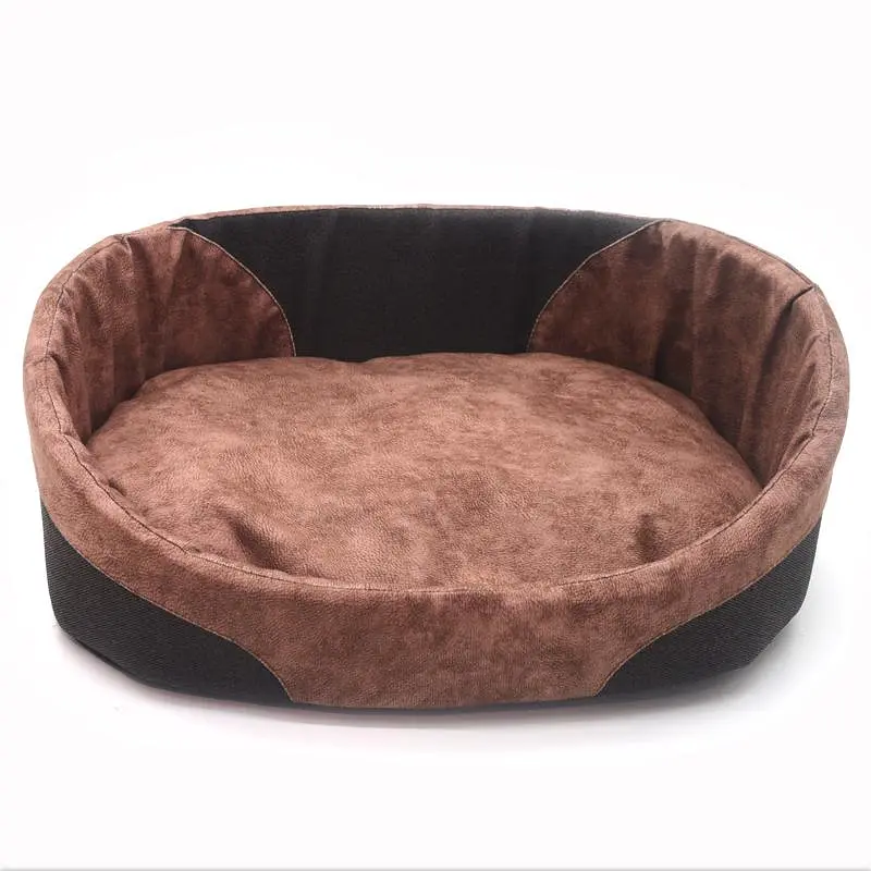 Лежак для котів та собак Zoo-hunt Фокс коричневий №5 500х690х145 мм - фото 3